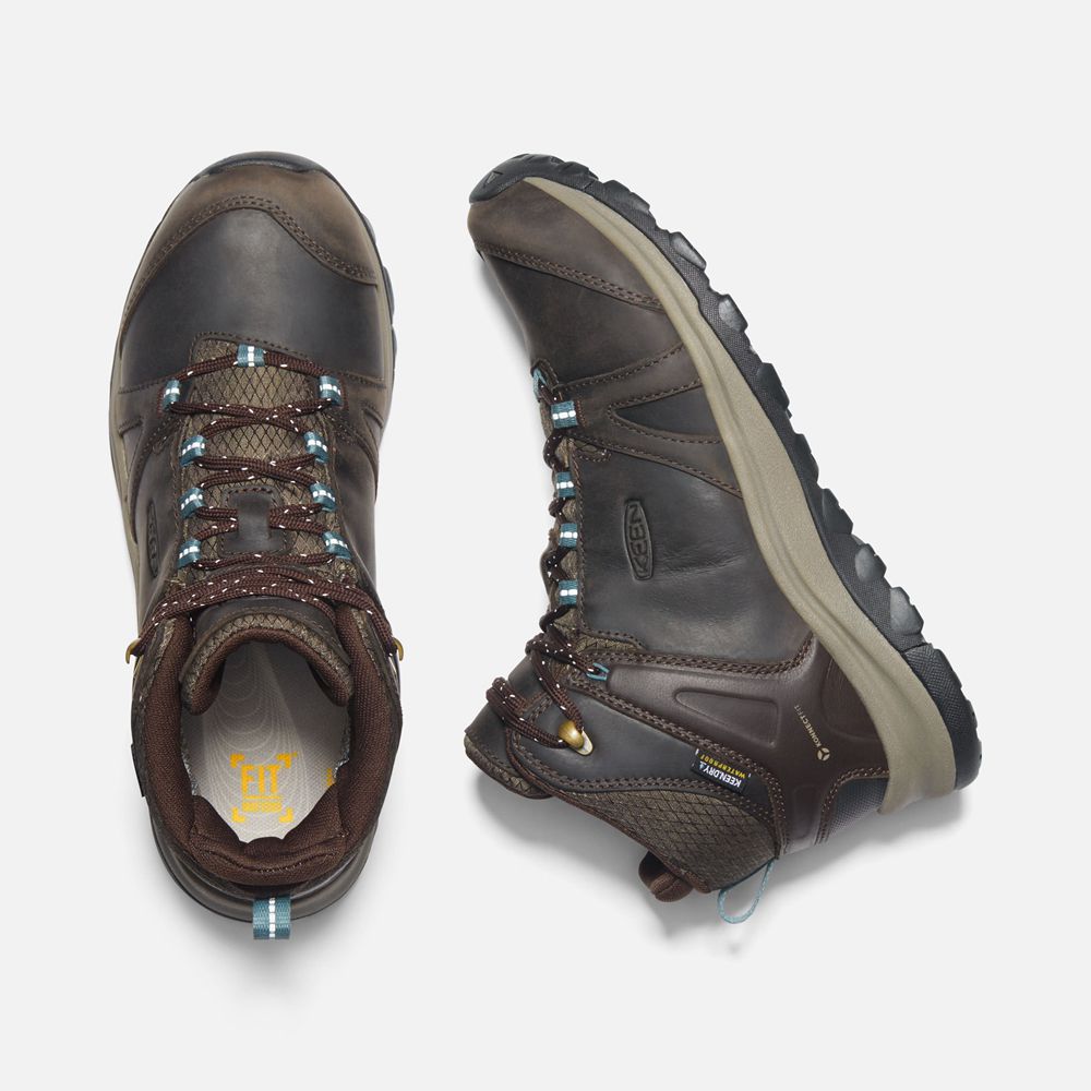 Keen Outdoor Bot Kadın Kahverengi - Terradora Ii Deri Waterproof - Türkiye FBQU28796